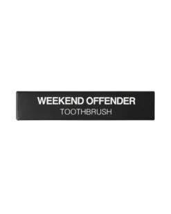 Weekend Offender Travel Toothbrush Black 5 Weekend Offender Travel Toothbrush Black -Weekend Offender Toothbrush 8655