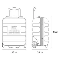 Weekend Offender Underseat Cabin Case Black 15 Weekend Offender Underseat Cabin Case Black -Weekend Offender UNDERSEAT SUITCASE 2048