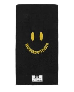 Weekend Offender Beach Towel Smile Black/Yellow