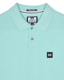 Weekend Offender Caneiros Polo Shirt Celeste Green -Weekend Offender WOPO100 CANEIROS CELESTE 10542WO