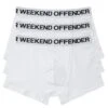 Weekend Offender Boxer Shorts Pack Of 3 White