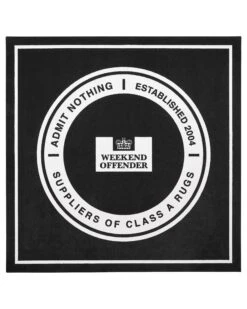 Weekend Offender Large Rug Black