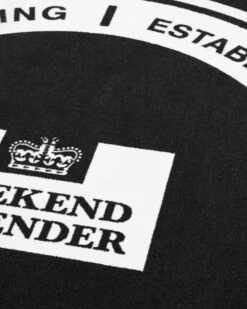 Weekend Offender Large Rug Black -Weekend Offender WO Rugs LARGE 9027