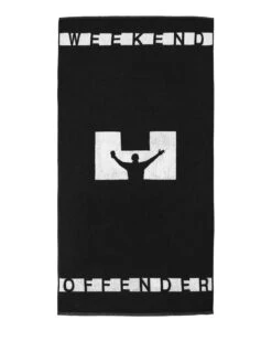 Weekend Offender Greaves Towel Black